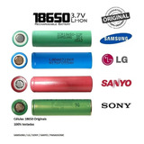 Kit 10 Baterias 18650 - Capacidade 500+ Mah.