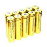 Kit 10 Baterias 18650 4.2v 8800mah Lanterna Tatica Farolete