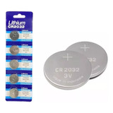 Kit 10 Baterias Cr2032 Para Aparelhos De Glicemia / Diabetes