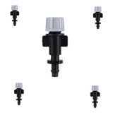 Kit 10 Bico Nebulizador Irrigação Spray Névoa Conector Reto