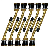 Kit 10 Bico Pneu Caminhão Roda S Câmara Ônibus 100mm Tr 572