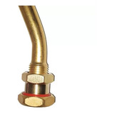 Kit 10 Bico Válvula Roda Disco Pneu Sem Câmera Caminhão 90mm