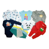 Kit 10 Body Macacão Calça Bebê Recém Nascido Menina Menina