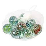 Kit 10 Bolinhas Gude 25mm Burca Fubeca Birosca Vidro Mista