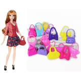 Kit 10 Bolsa Para Boneca Barbie
