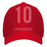 Kit 10 Boné Liso Aba Curva Telinha Sublimaçao Bordar 