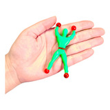 Kit 10 Boneco Aranha Geleca Ninja Gruda Parede Menino Prenda