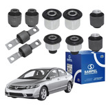 Kit 10 Buchas Suspensão Traseira New Civic 2007/2011 Sampel