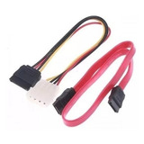 Kit 10 Cabo Adaptador Fonte Ide Molex P/ Sata + Dados 