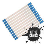 Kit 10 Cabo Flat Flex Botão Power Reset Ps2 70000 Slim 90000