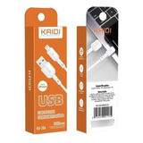 Kit 10 Cabos Carregador Usb Lighting Rápido Kaidi Kd-28a