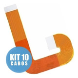 Kit 10 Cabos Flat Flet Flex