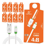 Kit 10 Cabos Micro-usb V8 Carregamento