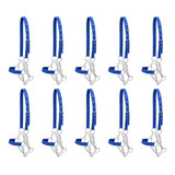 Kit 10 Cabrestos Para Vaca Com Corrente Sv39042 - Azul