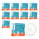 Kit 10 Caixas Disco Tjr Diagrama Tacógrafo 7 Dias 125km/h