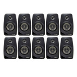 Kit 10 Caixas Som Acustica Som Ambiente 55w Orion Preta