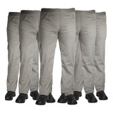 Kit 10 Calça Uniforme Profissional Brim Para Trabalho Pesado