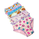 Kit 10 Calcinha Infantil 100% Algodão Criança Bebê Atacado 