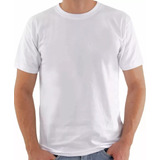 Kit 10 Camiseta Branca 100% Algodão