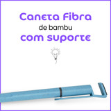 Kit 10 Canetas Touch Com Porta