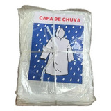 Kit 10 Capa De Chuva Descartável Transparente Adulto Unisex