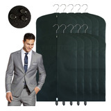 Kit 10 Capa Impermeavel Para Terno Jaqueta C Zíper Antimofo