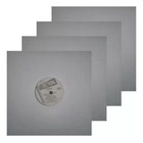 Kit 10 Capas Branca Disco Vinil Disco 7 Polegadas 