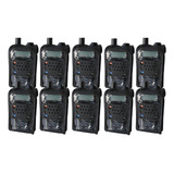 Kit 10 Capas De Couro P/ Rádio Baofeng Uv5r Uvr5a Protetora