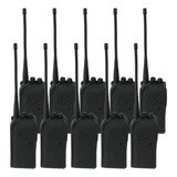 Kit 10 Capas De Couro Proteção P/ Rádio Ht Baofeng Uv6 Uv-6