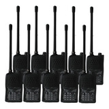 Kit 10 Capas De Couro Proteção Para Rádio Icom Ic-v86 Alça