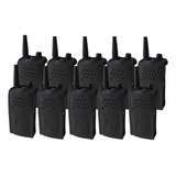Kit 10 Capas De Couro Protetora P/ Rádio Baofeng Uv-82 Uv82