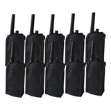 Kit 10 Capas De Couro Protetora Rádio Motorola Ep150 Rva50