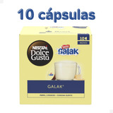 Kit 10 Cápsulas Dolce Gusto Galak Chocolate Branco Novo