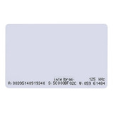 Kit 10 Cartão Acesso Rfid Prox. 125 Khz Th 2000 Intelbras