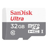 Kit 10 Cartão Memória 32gb Micro Sd Ultra 80mbs Sandisk Nfe