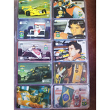Kit 10 Cartões Telefônico Ayrton Senna 
