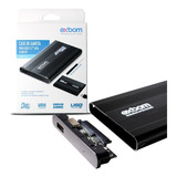 Kit 10 Cases Exbom Gaveta Sata Hd Notebook 2.5 Bolso Usb 2.0