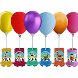 Kit 10 Centro De Mesa Toy Story + Suporte De Balão