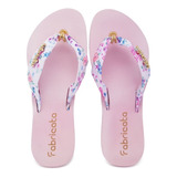 Kit 10 Chinelo Sandália Feminina Tecido Estampa Atacado K125