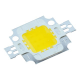 Kit 10 Chip Super Power Led 10w 9v-12v Branco Luz Branco-frio 9-12v