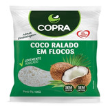 Kit 10 Coco Ralado Em Flocos Umido E Adoçado 100 Gramas