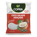 Kit 10 Coco Ralado Fino Umido Adoçado 50gr - Copra