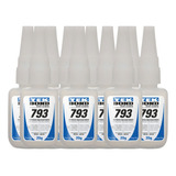 Kit 10 Colas Adesivas 793 Com Secagem Instantânea 20g
