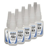 Kit 10 Colas Tek Bond 793 Instantânea 20g Tips Unhas Postiça