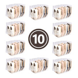 Kit 10 Colmeia Organizadora Sapato Transparente 50 Nichos