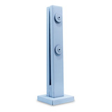 Kit 10 Coluna Torre Inox Retangular 50cm Guarda Corpo Branco