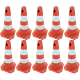 Kit 10 Cone Pvc 75 Cm