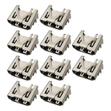 Kit 10 Conector Entrada Hdmi Para Ps4 Slim E Pro - Sony