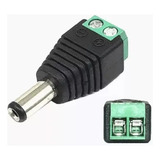 Kit 10 Conector Plug P4 Macho Com Borne P/ Cftv Camera Fonte