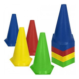 Kit 10 Cones Marcação 24 Cm Treinamento Funcional Agilidade